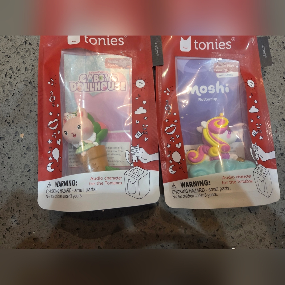 Gabbys Dollhouse And Moshi Unicorn Tonie Charcters